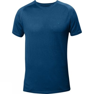 Playeras Fjallraven Abisko Trail Hombre - Azules Oscuro - Chile IDV187260